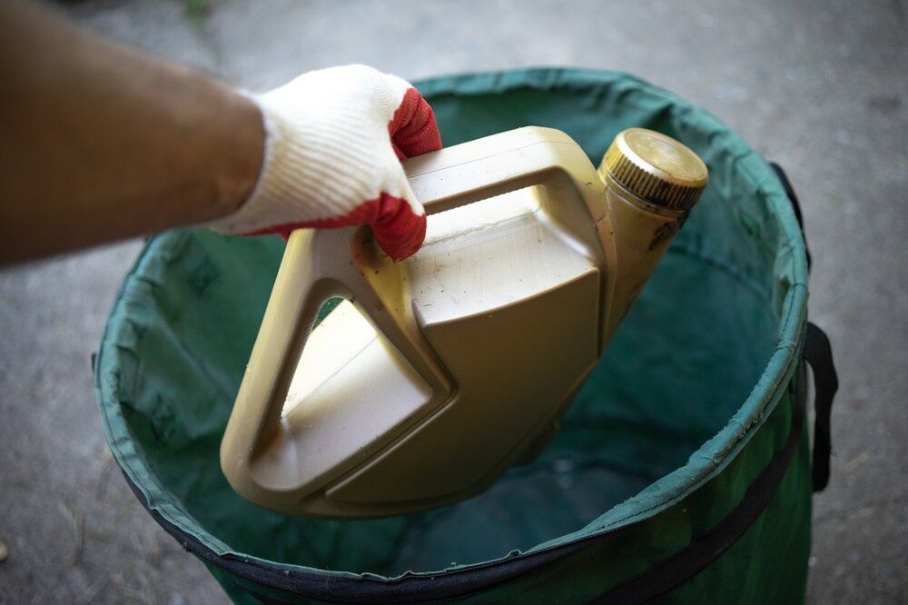 Disposing of petrol