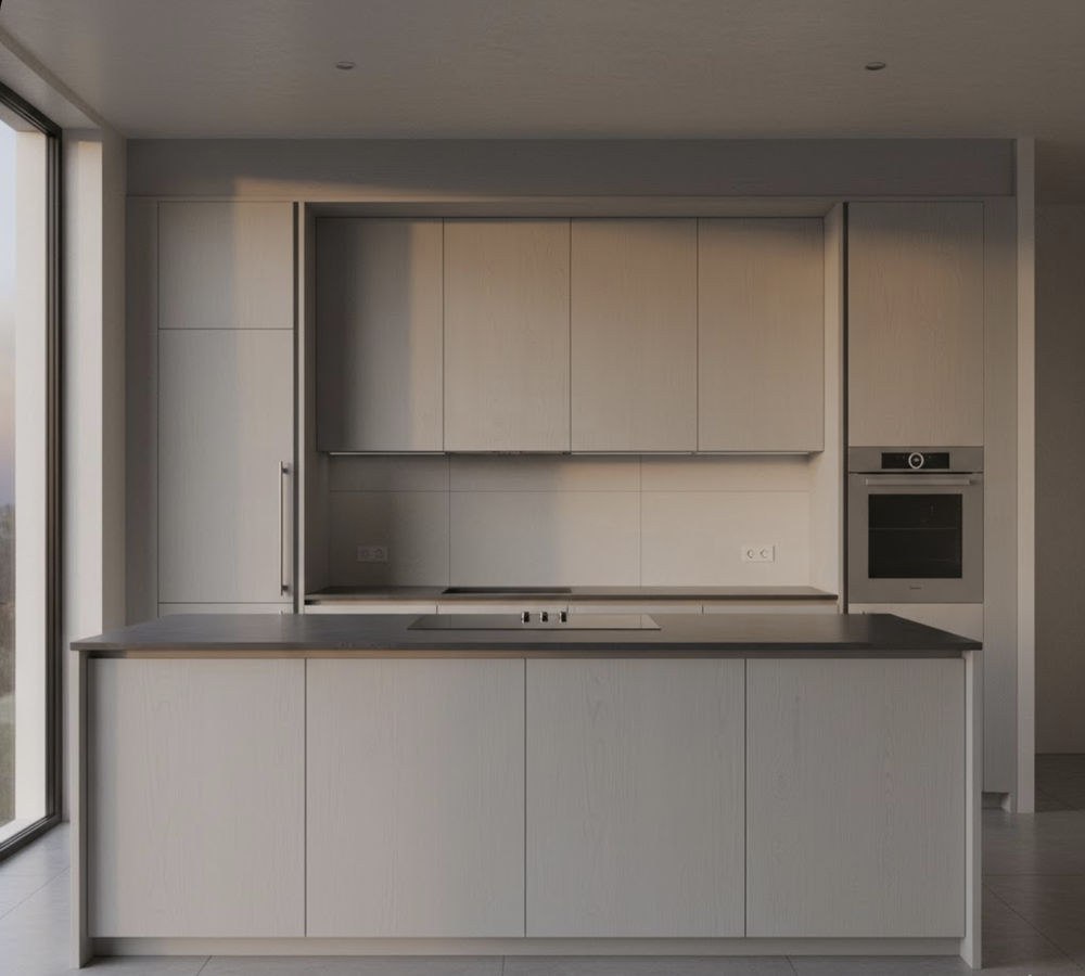 Built In Integrated Kitchen Cabinets