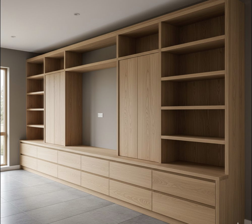 Custom Shelving Wall Units