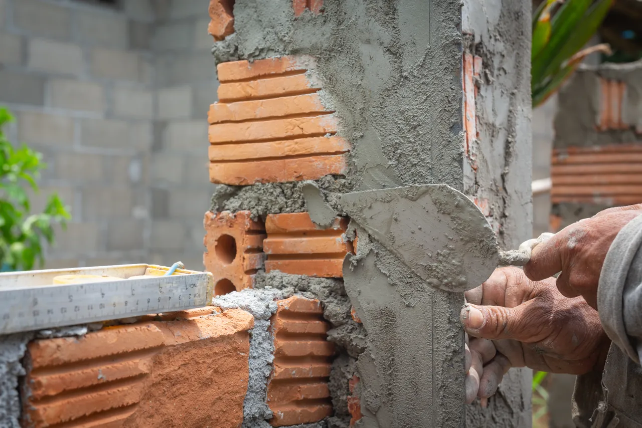 Bricklaying Construction Worker