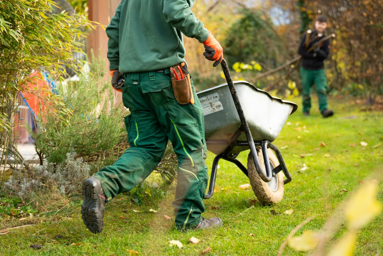 Guy With Wheel Barrow